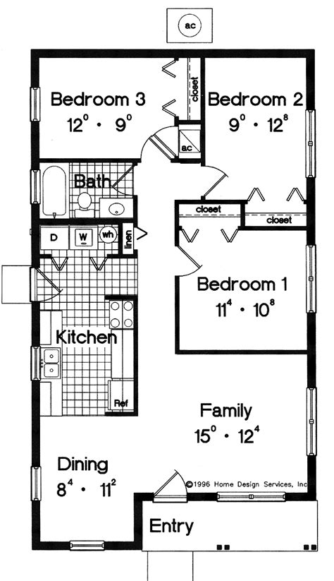 Large Floor Plan Simple House Plans 2 Bedroom Latest News New Home