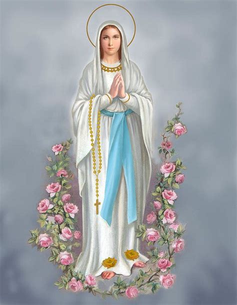 Blessed Virgin Art Print By Lash Larue In 2022 Virgin Mary Art Mother Mary Images Blessed Mother