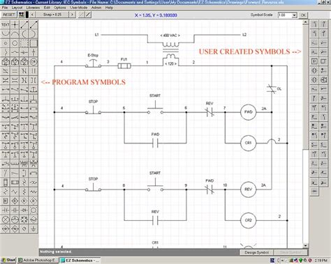 This electronics design software includes two applications, one for drawing schematics (expresssch), the other for pcb layout (expresspcb). Electrical Schematic Software (Relay Logic)