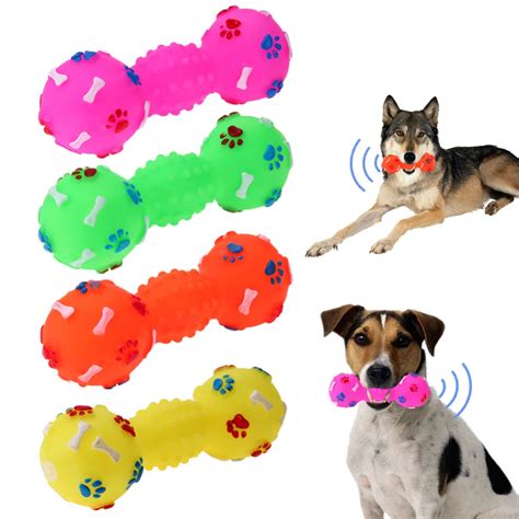 Ball Bone Shape Dog Squeakers Sound Toys For Dog Puppies Chewing Ball