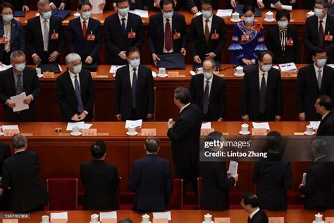 Chinese President Xi Jinping Attend The Opening Of The First Session