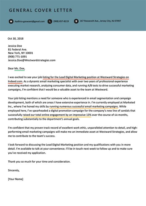 Excited at the news that undp is offering internships at the grenada office, i am sending my resume and job application. Professional Cover Letter Examples for Job Seekers in 2021