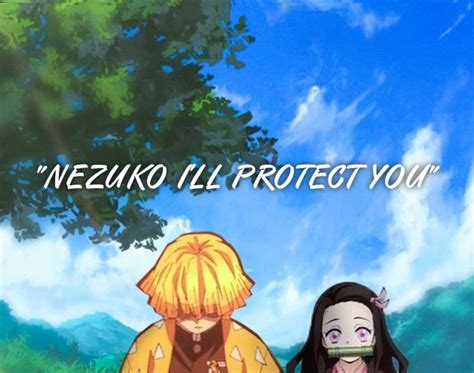 Zenitsu Protecting Nezuko Palash Visuals