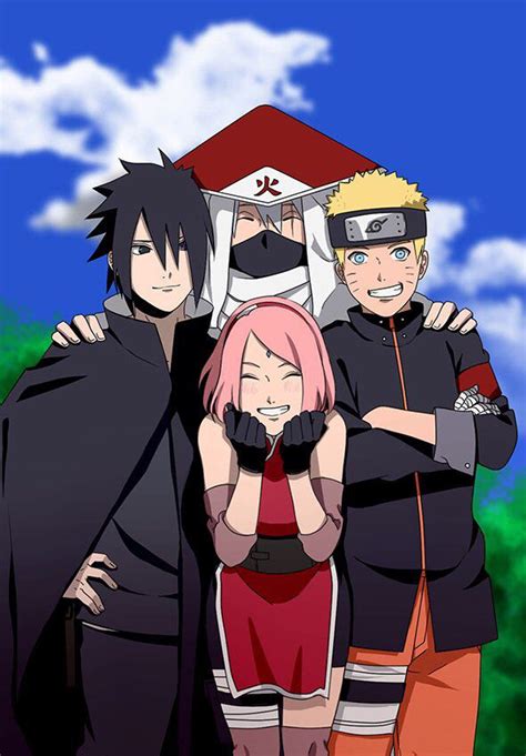 Team 7 Naruto Naruto Uzumaki Shippuden Naruto Kakashi Anime Naruto
