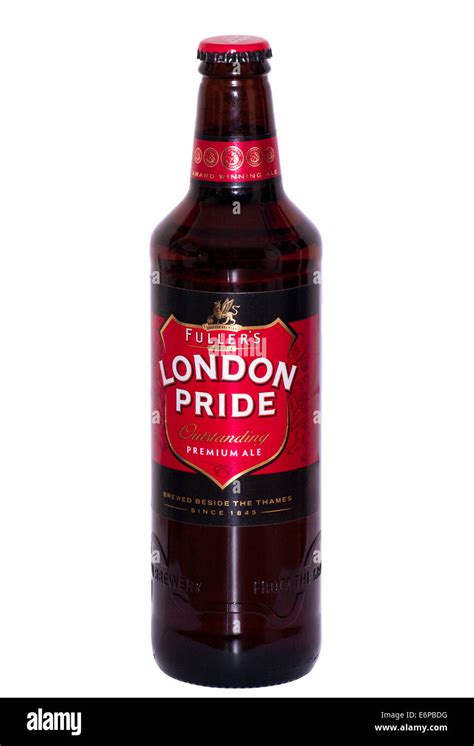 Glass Bottle Of Fullers London Pride Premium Ale Beer Stock Photo Alamy
