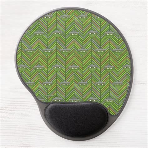 Oscar The Grouch S Throwback Pattern Gel Mouse Pad Zazzle Oscar The Grouch Grouch