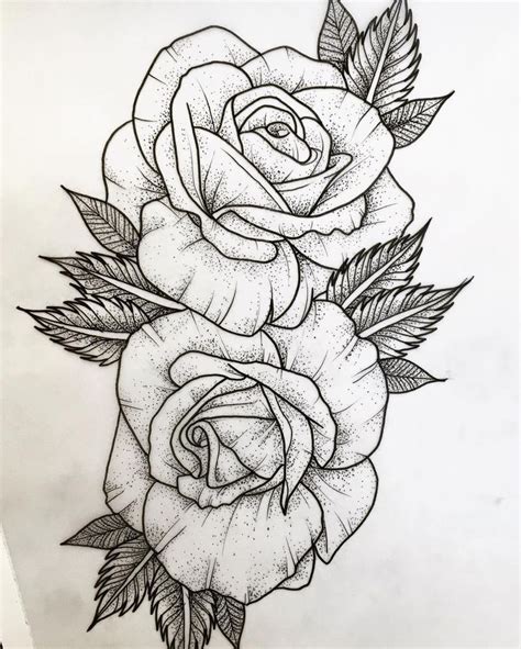 Tattoo Sketch Rose At Explore Collection Of Tattoo