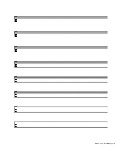 Free Printable Staff Paper At Blank Sheet Music