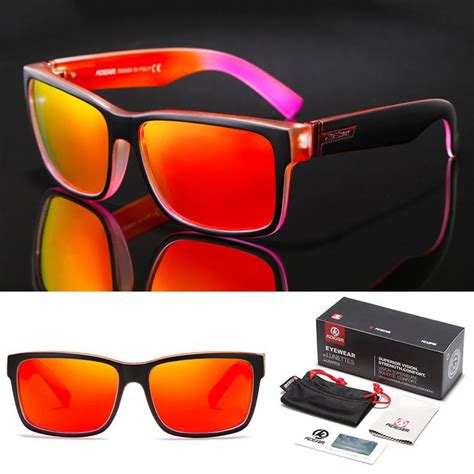 buy kdeam revamp of sport men sunglasses polarized shockingly colors sun glasses outdoor elmore