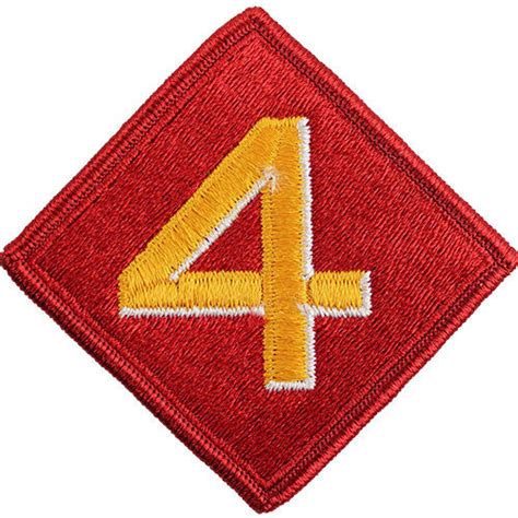 4th Marine Division Full Color Patch Usamm