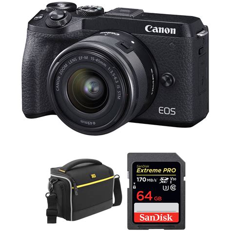 However, there's a temptation to. Canon EOS M6 Mark II Mirrorless Digital Camera with 15-45mm