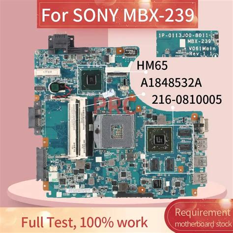 Mbx 239 For Sony Vaio Pcg 61711w Vpcca Notebook Mainboard A1848532a 1p