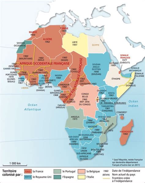 Afrique De La Colonisation Aux Indépendances