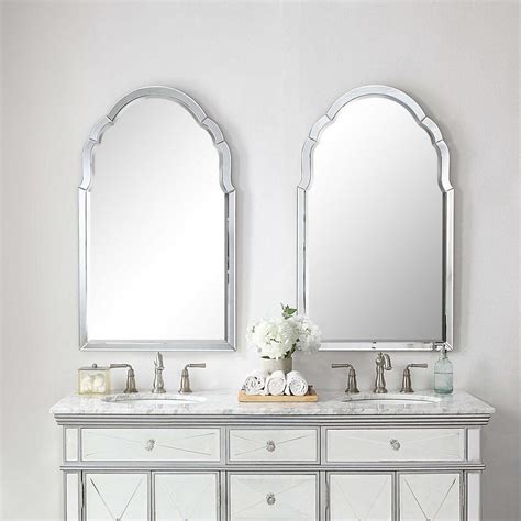 Uttermost Brayden Frameless Mirror Beveled Mirror Bathroom Beveled