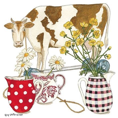 The Cow Decoupage Napkin Connect4sale