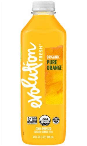 Evolution Fresh Organic Pure Orange Cold Pressed Orange Juice 32 Fl Oz