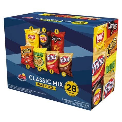 Frito Lay Party Mix Snack Variety Pack, 27.25 Oz., 28 ...