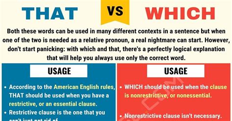 That Vs Which When To Use Which Vs That With Useful Examples