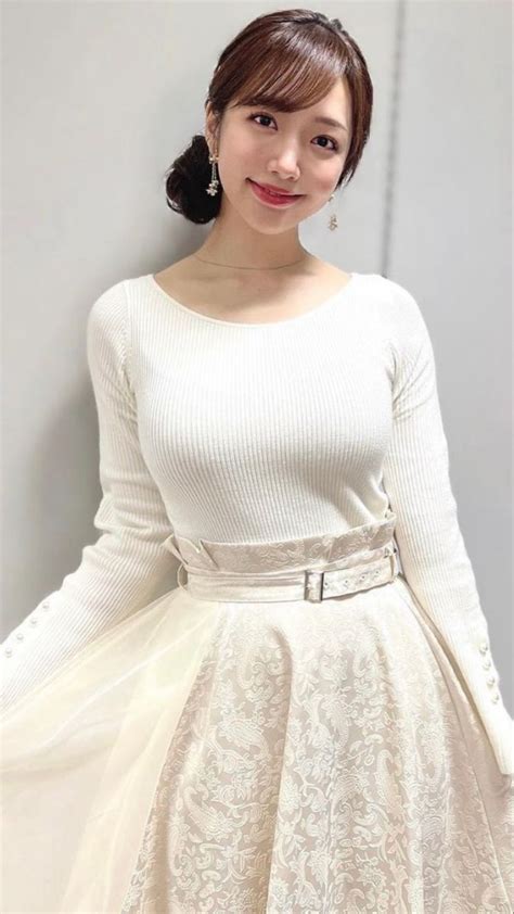 Newscaster Cute Tops Big Boobs Girl Fashion Breast Kawaii Knitting Beautiful Beauty