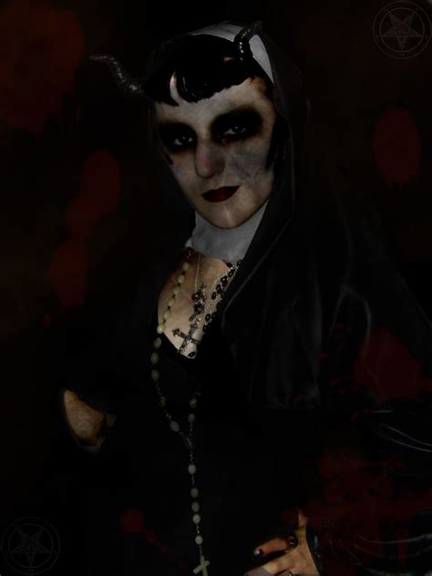 Satanic Art Satanic Nun By Deformedskittle Dark Princess Satanic Art Halloween Photos Nuns