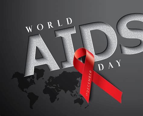 Premium Vector Aids Awareness Red Ribbon World Aids Day Concept Vector Illustration