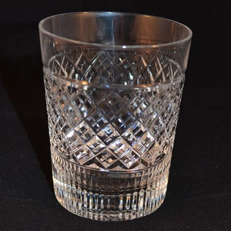 Set Of Four Victorian Heavy Cut Whisky Glasses 293610 Uk