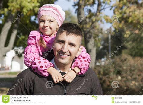 Daughter Hugging Her Father Stock Image Image 66629953