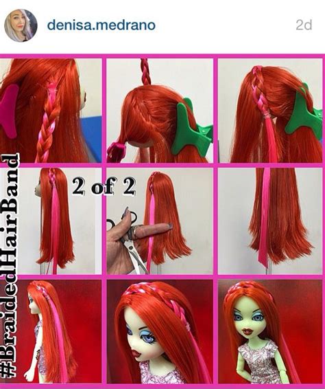 Braid Hair Band Tutorial From Denisa Medrano Part 1 Doll Wigs Doll