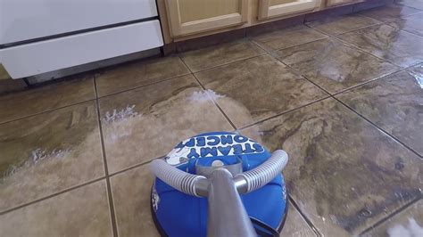 Deep Tile Cleaning On Dirty Grout And Floors Satisfying Tile Cleaning