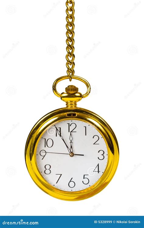 Retro Gold Clock Stock Image Image Of Luxury Golden 5328999