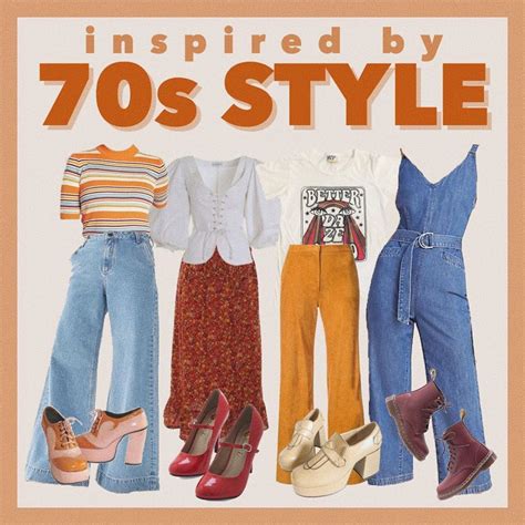 Is Instagram Post “a 70s Lookbook Based On Different Styles Of The Time ⭐️🧡📀 Aesthetic