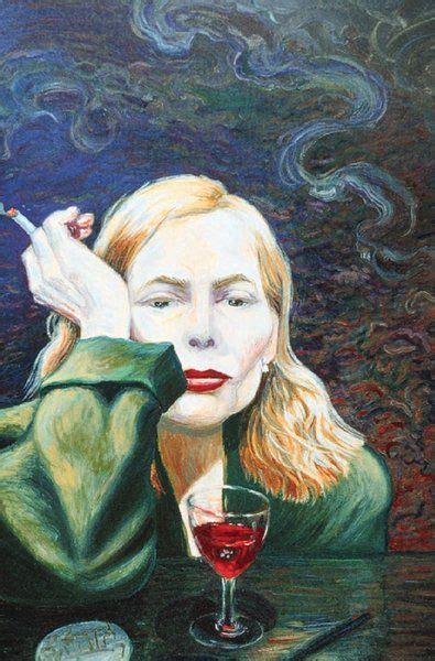 Self Portrait By Joni Mitchell Cover Art For Her Album Both Sides Now