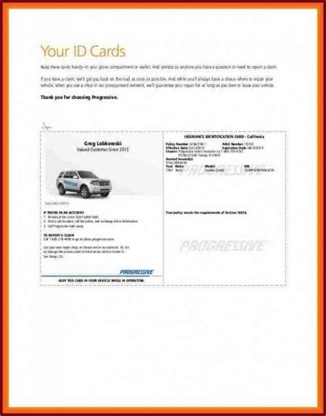 Auto Insurance Id Card Template