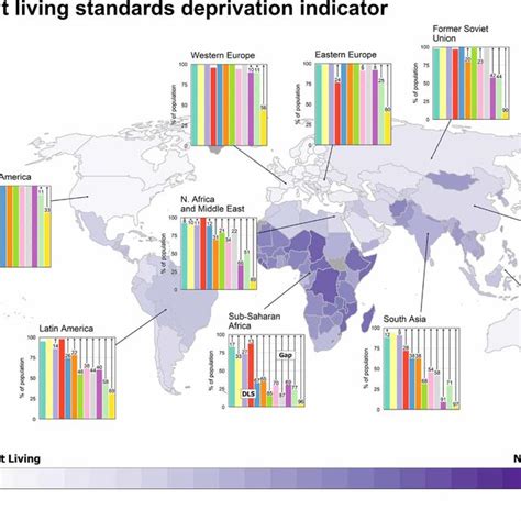 Mean Decent Living Standards Dls Deprivation Indicator The Map Shows