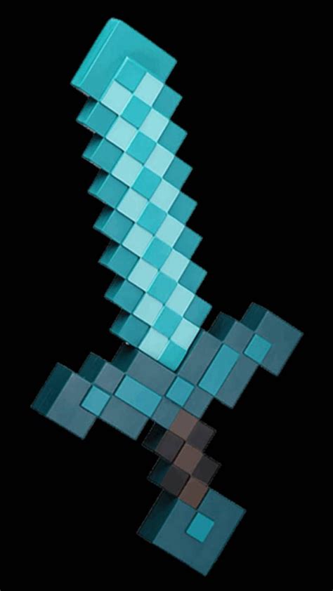 Blender Minecraft Enchanted Diamond Sword Wallpaper Check Spelling Or