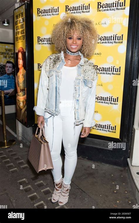 Fleur East Attends Beautiful The Carole King Musical Birthday Gala At