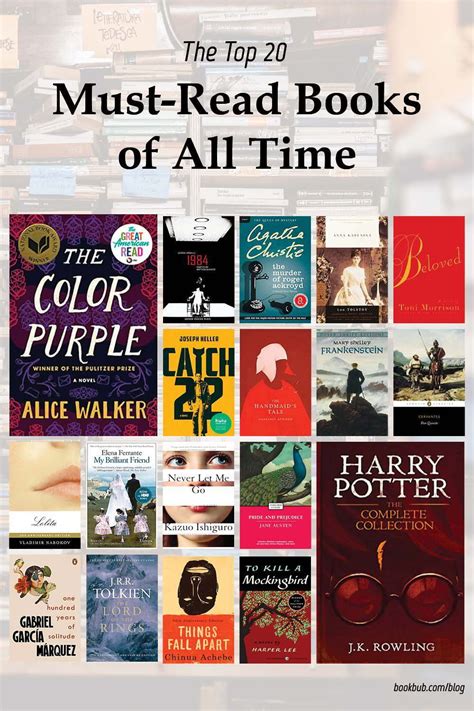 The Top 20 Must Read Books Of All Time Books To Read Best Books Of