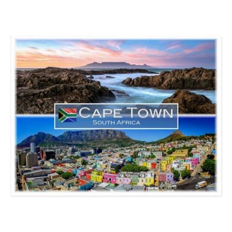 Za South Africa Cape Town Postcard