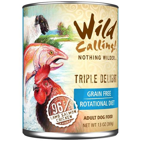 Get delivery service right to your door with free shipping. Wild Calling Canned Dog Food - Triple Delight 96% Lamb ...