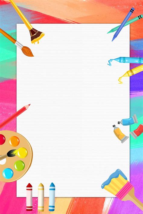 Art Themed Party Art Birthday Party Art Party Poster Background