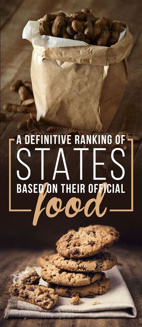 A Definitive Ranking Of U S States Based On Their Official Foods Food Health Food State Foods