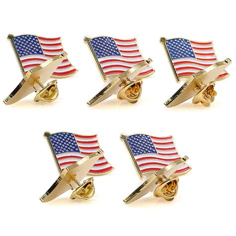 Buy American Pin The Stars And Stripes Solid Metal Lapel Pin