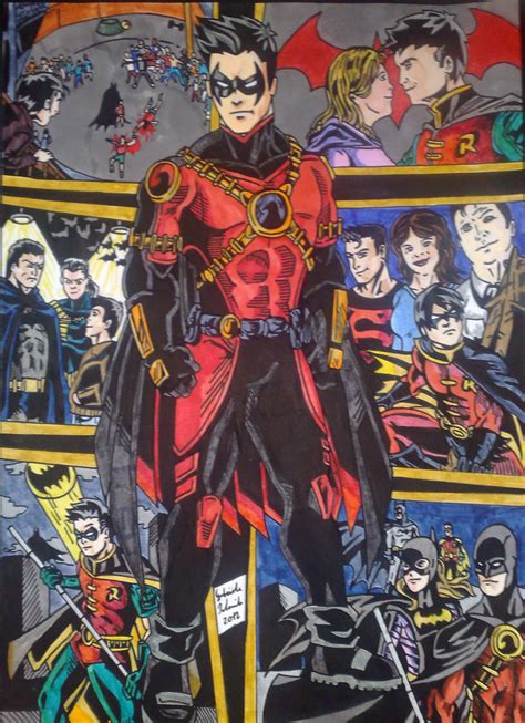 Dc New 52 Red Robin By Gabred Hat On Deviantart
