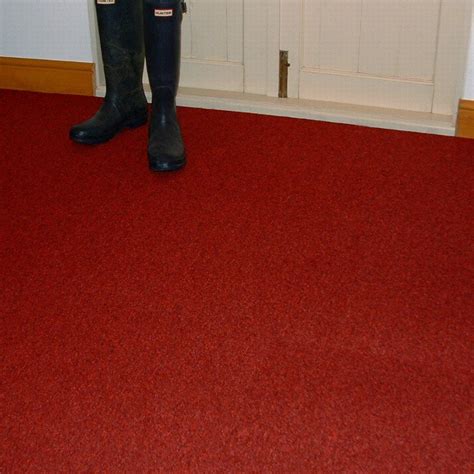 Rivoli Red Carpet Tile Warm Red Flecked Carpet Tiles