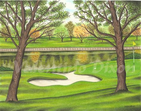 How To Draw A Golf Course At How To Draw