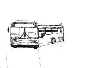 Free bus 3d models download. Drawing of Articulated Bus | Drawing by 13-year-old "MM ...