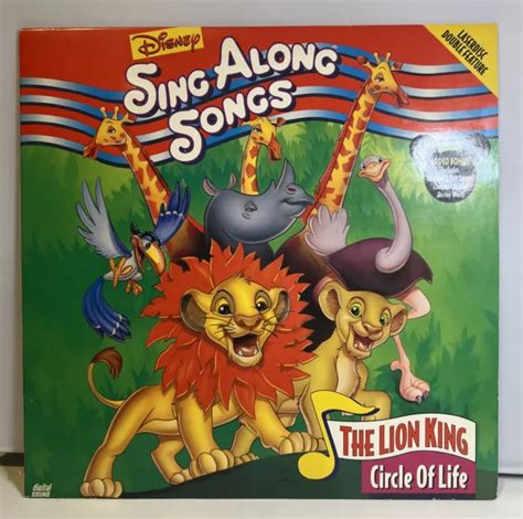 Disney Sing Along Songs The Lion King Circle Of Life Disque Laser Eur