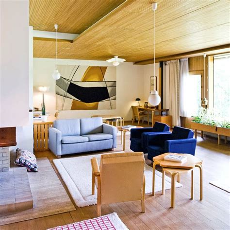 This is supported by large wooden beams which hold the space in tension. Alvar Aalto's Studio (With images) | Alvar aalto, Interior ...