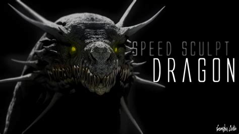 Zbrush Dragon Speed Sculpt Youtube