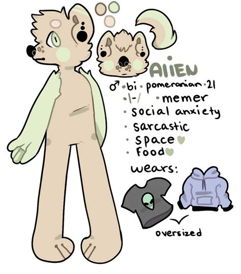 Alien Fursona Reference By Aliengarden On Deviantart